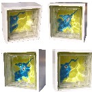 Thumb Fisch-Morph - blau-gelb